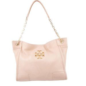 TORY BURCH BRITTEN pink SLOUCHY TOTE